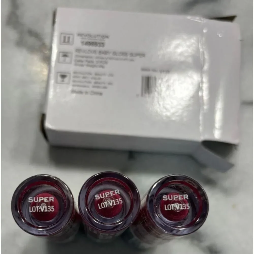 Revolution Baby Gloss Lip Oil Shade Super Lot of 3